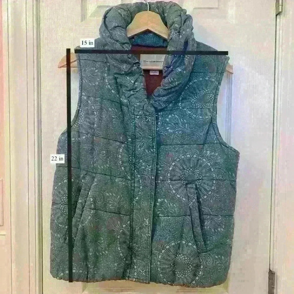 Anthropologie Pilcro and The Letterpress Chambray Puffer Vest Size M - Picture 8 of 8